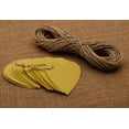 thumbnail image 1 of 100 Pcs Heart Shape Blank Cardstock Tags Bonbonniere Wedding Favor Gift Tag with Free Natural Jute Twine - Colors Available, 1 of 5
