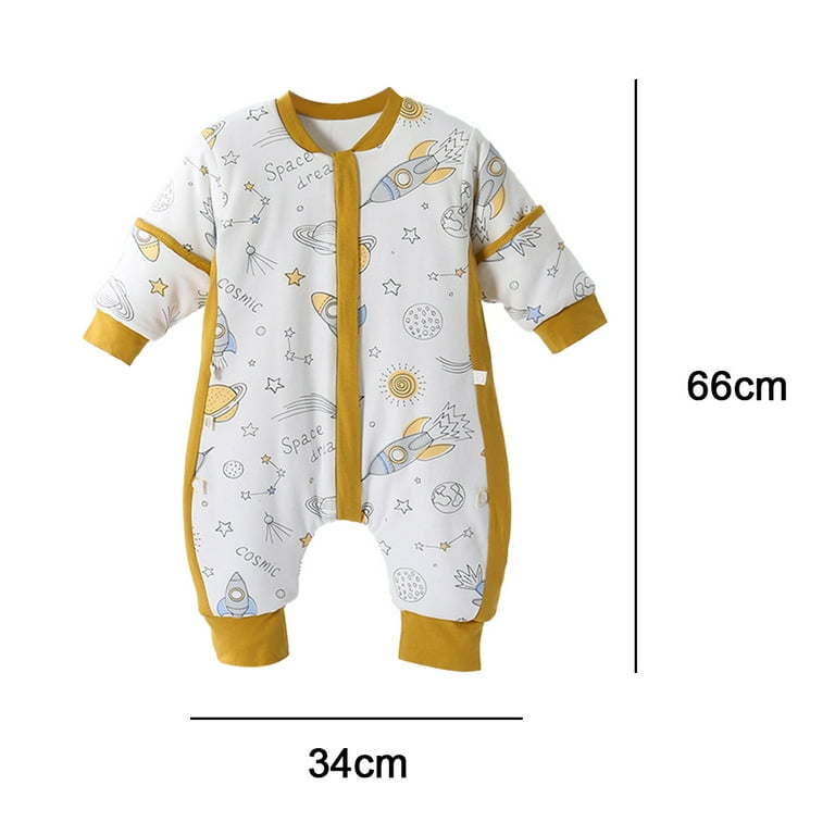Winter Baby Sleep Sack with Feet Toddler Walking Sleeping Bag Long Sleeve Swaddle Wearable Blanket