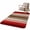 Red, variant on Front Door Mat 15.7"x23.6", Blue Brown Non Slip Backing & Low Profile Doormats, Absorbent Muddy Dirt Trapper Door Mats for Front Back Door Entryway Farmhouse Wood Grain Vintage Vertical Striped