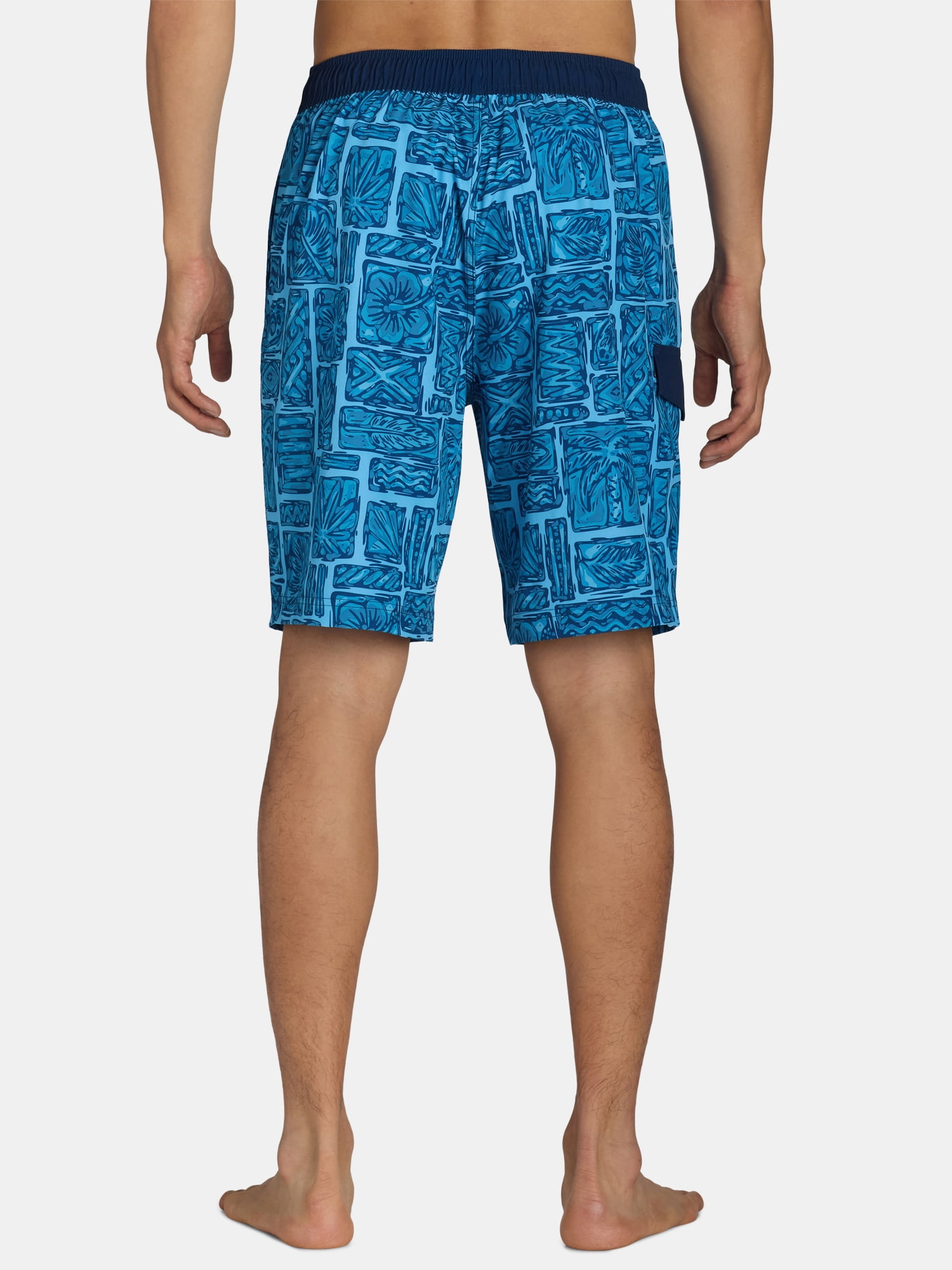 George Men's & Big Men's Cargo E-Board Stretch Trunks 9" Inseam, Sizes S-5XL
