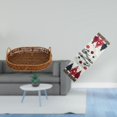 thumbnail image 2 of Bandeja de almacenamiento tejida a mano,Bandeja para servir de ratán tejido a mano con asa,Camino de mesa navideño,Camino de mesa navideño de temporada para cocina de invierno,Decoración de, 2 of 8