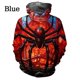 thumbnail image 5 of Nueva llegada Sudadera con capucha con estampado 3D de araña para hombre, sudaderas casuales con personalidad, sudaderas con capucha de estilo hip hop para hombre, 5 of 5
