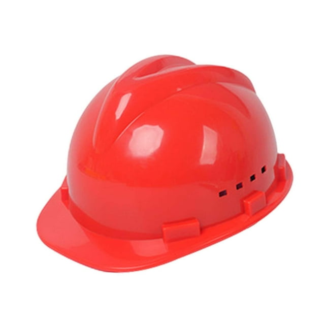 Rongfmy Casque Rigide Respirant Robuste de Construction pour Travail d'Ingénierie Extérieur Rouge