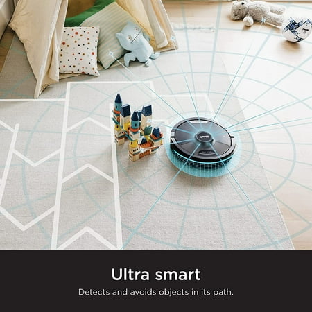 Shark - AI Ultra 2-in-1 Robot Vacuum & Mop with Sonic Mopping, Matrix Clean, Home Mapping, WiFi Connected - Black