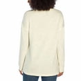 thumbnail image 4 of Three Dots Women's Long Sleeve Speckled Ivory Pullover, 4 of 5