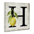 thumbnail image 4 of Stupell Industries H with Lemon Letter Food & Beverage Painting Wrapped Canvas Art Print Wall Art, 36 x 36, 4 of 8
