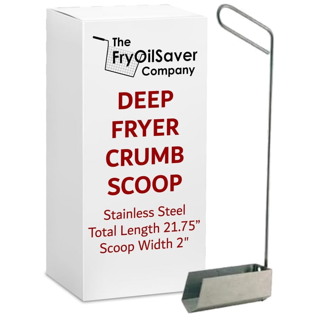 Cuchara Coladora para Freidora en Acero Inoxidable en Forma de V - THE FRYOILSAVER COMPANY
