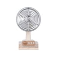 thumbnail image 2 of JZCHUNTOY Vintage Table Desk Fan, 3 Speed Low Noise Small Desktop Fan, Portable Lightweight Retro Design Air Cooler for Home, Office, Bedroom, Desktop and Small Space Cooling, 2 of 6