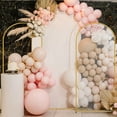 thumbnail image 5 of Arch Backdrop Stand 7.3FT& 6FT& 6FT Set of 3,Metal Arch Backdrop Stand for Wedding Ceremony Baby Shower, Outdoor Indoor Birthday Party, Garden Floral Balloon Arch Decoration,Gold, 5 of 7
