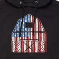 thumbnail image 3 of Instant Message - USA Barn - Men's Pullover Hooded Fleece Sweatshirt, 3 of 6