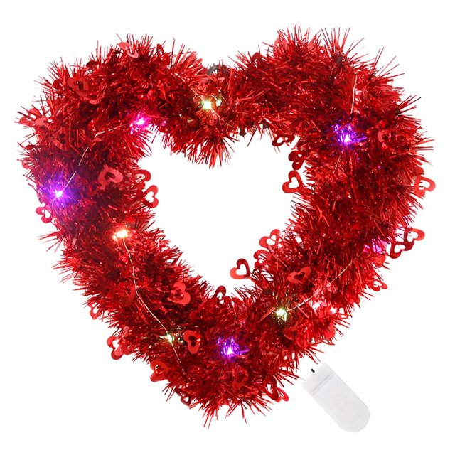 Heart LED Light Garland for Valentine's Day Wedding and Anniversary Decorations