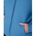 thumbnail image 5 of Hanes Just My Size EcoSmart Women's Full-Zip Fleece Hoodie (Plus ) Denim Blue 1X, 5 of 6