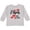 AC-Heather Grey, variant on Inktastic Nana Was Here Red Kisses Boys or Girls Long Sleeve Toddler T-Shirt