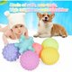 thumbnail image 2 of Paquete de 6 pelotas para perros, juguete para perros, pelota aplastante, juguete para perros chillón, pelota para masticar duradera e indestructible para perros, 2 of 5