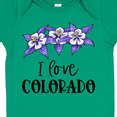 thumbnail image 4 of Inktastic I Love Colorado Columbine Flowers Boys or Girls Baby Bodysuit, 4 of 5