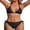 Black-two straps, variant on Asoul Triangle String Bikini Sets for Womens Tie Side Two Piece Swimsuits Womens Halter Bikinis Bathing Suits