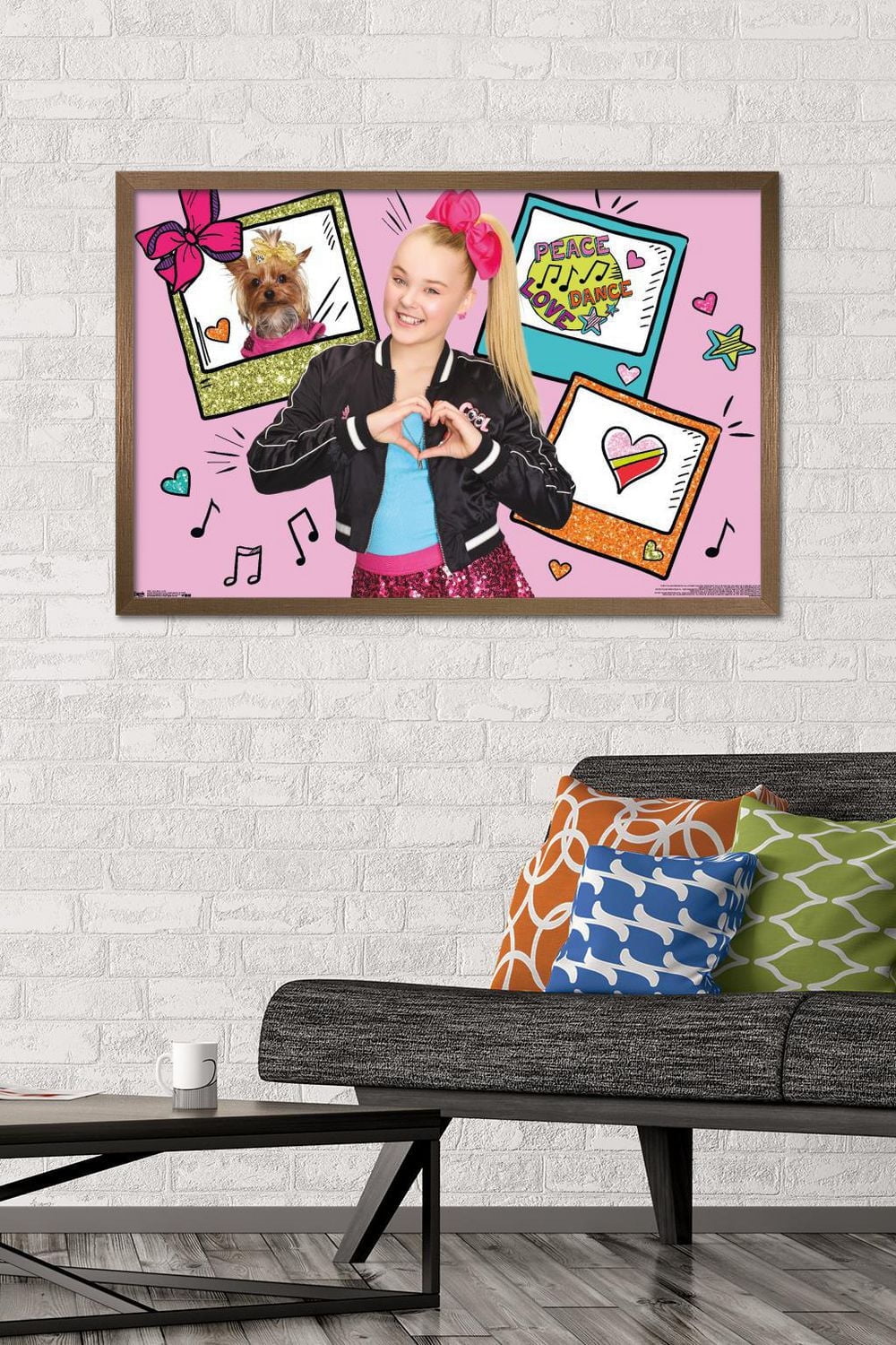 JoJo Siwa - Love Wall Poster, 22.375" x 34"