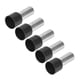 thumbnail image 1 of Terminales de enjuague del tubo de férula aislados de 50 conectores piezas de extremo de cordón de estilo de estilo de la ue 4 awg e25-16, 1 of 7