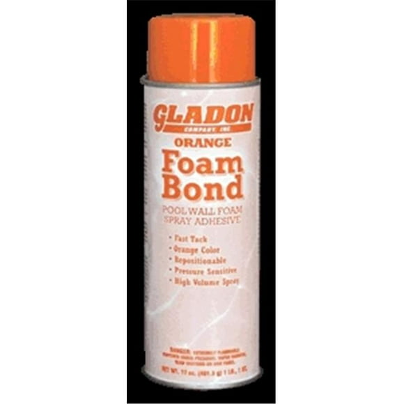 Gladon ORFB24 24 oz Spray Adhesive&#44; Orange - 12 per Case