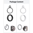thumbnail image 4 of 2 Packs Airtag Holder Key Ring with Soft TPU Case, Stouchi Stainless Steel Invisible Slim Keychain Compatible, 4 of 5