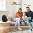thumbnail image 7 of Comfort Zone Fan-Forced Portable Space Heater with Thermostat, Black, 7 of 7
