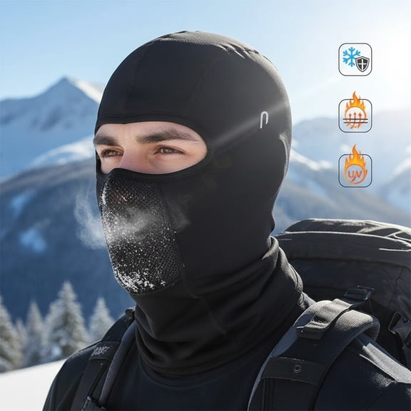 LEJHVAQK Balaclava Face Mask with Movable Deisgn for Men Women Summer Cooling Shiesty Mask Sun UV Protection-Motorcycle Ski Outdoor
