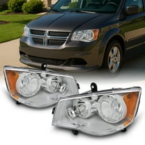 AKKON - For 2008-2016 Town & Country | 11-20 Dodge Grand Caravan Headlights Headlamps Pair Left   Right