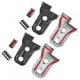thumbnail image 5 of Protector de bisagra de puerta Bling Bling 8 piezas Textura de fibra de carbono, 5 of 9