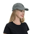thumbnail image 4 of Rock And Roll Bigfoot Adult Adjustable Classic Washed Casquette Cap Hat Baseball Cap For Man For Woman, 4 of 5