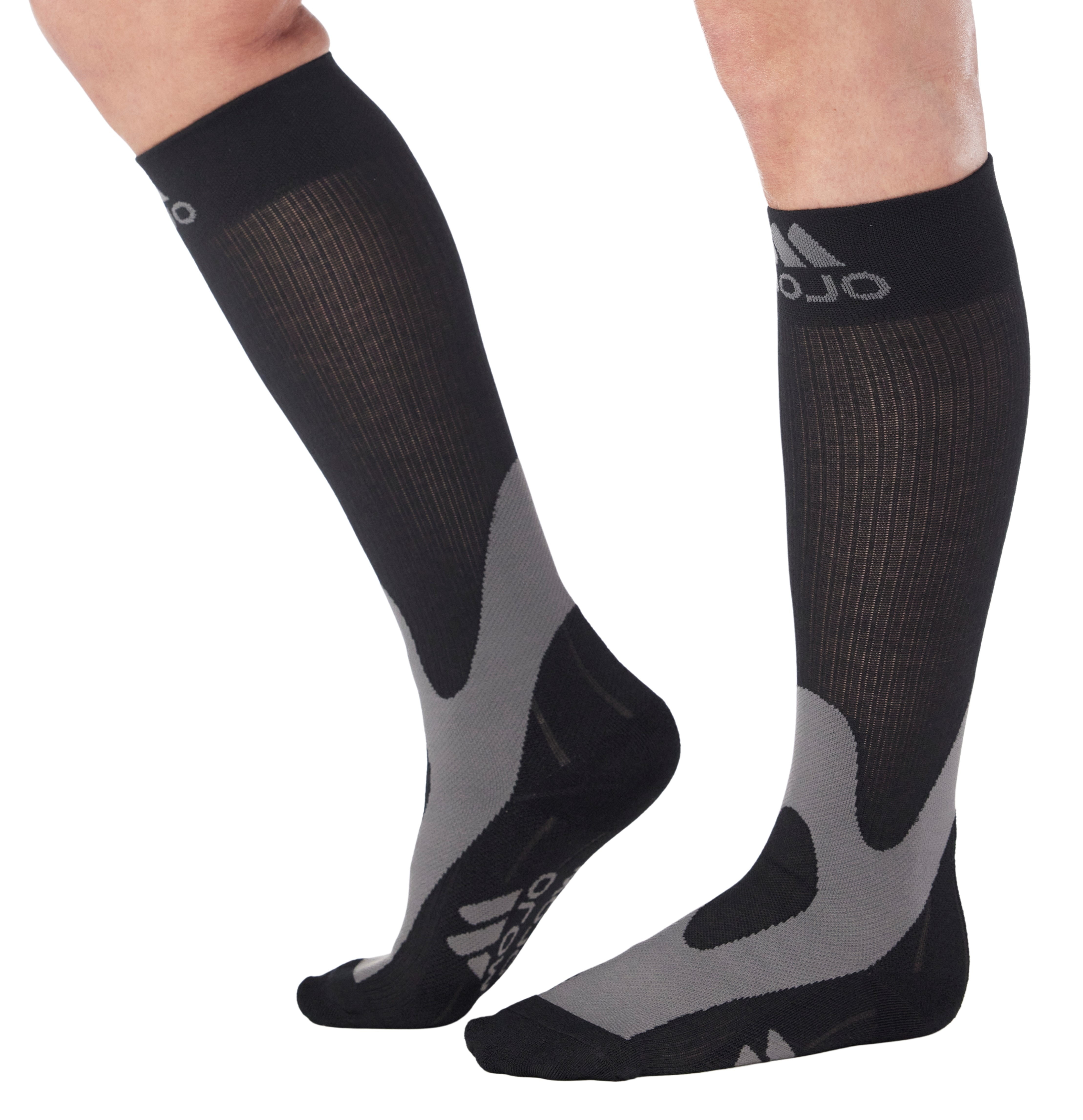 Compression Stockings for Women and Men Circulation 20-30 mmHg - Black, Small