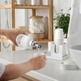 thumbnail image 3 of Dispensador de enjuague bucal Bivclaz Glass 500 ml con portavasos blanco, 3 of 7