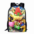 thumbnail image 1 of Super Mario Themed Backpack Kids Boy Girls Shoulder Bag Primary Students School Bag Rucksack, 1 of 5