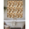 thumbnail image 7 of Bedroom Curtains 63 Inches length, Vintage Sunflower Window Treatment Curtain Drapes, Watercolor Summer Botanical Rod Pocket Curtain Panels for Living Room Kitchen, 42"x63", 2 Panels, 7 of 7