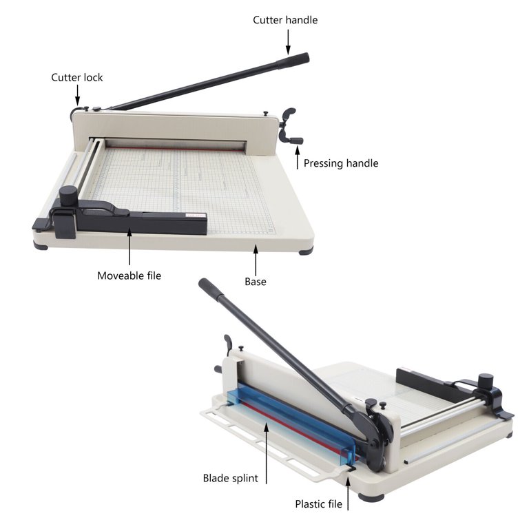 17 Inch Manual Heavy Duty Guillotine Paper Cutter Trimmer Fit Office Home  School