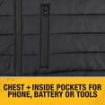 thumbnail image 3 of Chaqueta térmica DEWALT Lightweight Puffer Black para hombre, 3 of 9