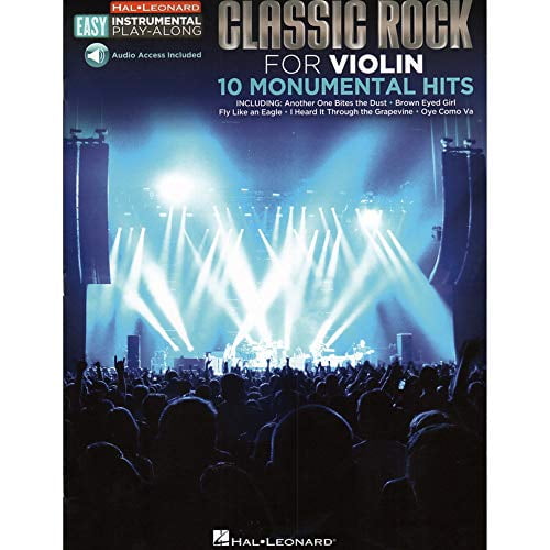 Pre-Owned Classic Rock - Violin - Easy Instrumental Play-Along Audio/Online (Hal Leonard Easy Instrumental Play-Along), 9781480354531, 1480354538, Paperback, Pap/Psc edition