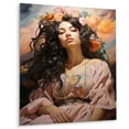 thumbnail image 2 of Designart "Boho Latina Woman delicate Beauty II" Boho Woman Metal Wall Art Prints, 2 of 5