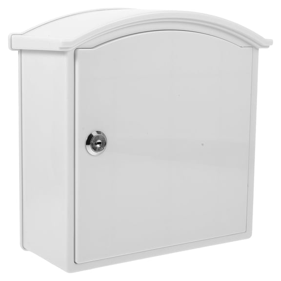 BERTDOMD Wall Mount Milk Box with Lock Simple Style Milk Bottle Case Letter Box Wall Mounted Mailbox