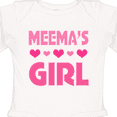 thumbnail image 4 of Inktastic Meema Girl Granddaughter Girls Long Sleeve Baby Bodysuit, 4 of 5