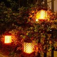thumbnail image 6 of 99 LEDs Solar Path Lights, Solar Lantern Lights, Dancing Flame IP65 Water-proof For Outdoor Garden Hanging Landscape, 6 of 9