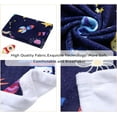 thumbnail image 4 of Space Adventure Astronaut Planet Rocket Spacecraft Throw Blanket Soft Lightweight Flannel Fleece Blanket for Baby Kids Youth Adult (Space, 50"x60"), 4 of 6