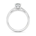 thumbnail image 3 of Kiva Jewel 1.77 Ct Pear Cut Lab Created Diamond Solitaire Engagement Ring - Beautiful 14K White Gold Over Wedding Ring - Anniversary Jewelry for Wife - Bridal Ring - Engagement Wedding Ring, 3 of 6