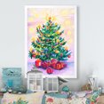 thumbnail image 1 of Designart Beautiful Christmas Tree Art Traditional Framed Wall Art, 1 of 4