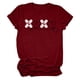 thumbnail image 4 of Camisetas con estampado de letras y cuello redondo de verano para mujer, blusas femeninas cómodas y elegantes, Tops OAVQHLG3B Store  lin121212, 4 of 5