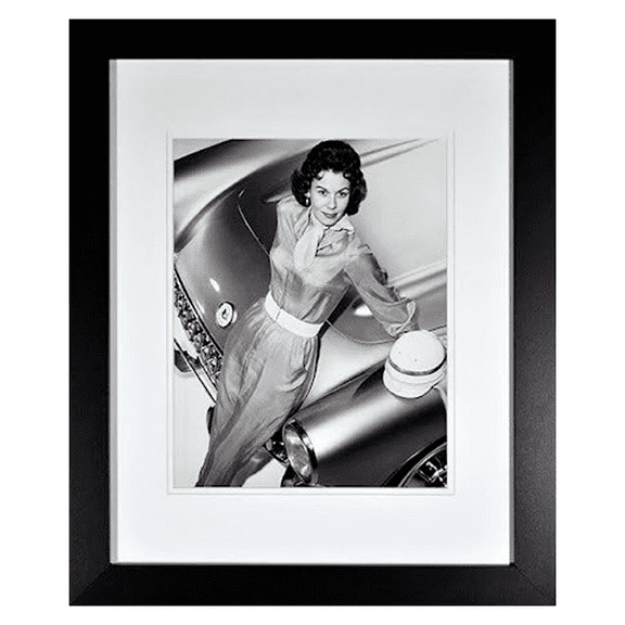 Framed Historic C1 Corvette Print