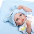 thumbnail image 4 of Muñeca Reborn de 10 pulgadas, bebé recién nacido que parece realista, silicona de real, regalo de cumpleaños para niños, modelo de ropa para niñ Zulema Reborn Boy Doll, 4 of 8