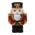 thumbnail image 1 of jifeng Nutcracker Figures Candlestick Holder Nutcracker Ornament for Shelf Office Decor Red, 1 of 5