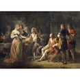 thumbnail image 3 of Schall, Jean-Frederic 14x11 Black Modern Framed Museum Art Print Titled - Louis XIV of France Declaring His Love, 3 of 5