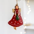 thumbnail image 2 of 1PC Vintage Iron Christmas Angel Hanging Ornament Household Pendant Household Pendant For Hallway Hanging (Color6), 2 of 8
