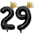 thumbnail image 1 of Globo Florisland 29 Negro y Dorado con Corona de 40 pulgadas, 1 of 6